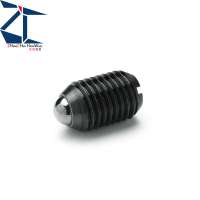 Steel and stainless steel GN615 thread ball spring plunger with slot